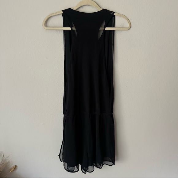 Lululemon Non Stop Romper Black Mesh Shorts Size 10 - Picture 8 of 10